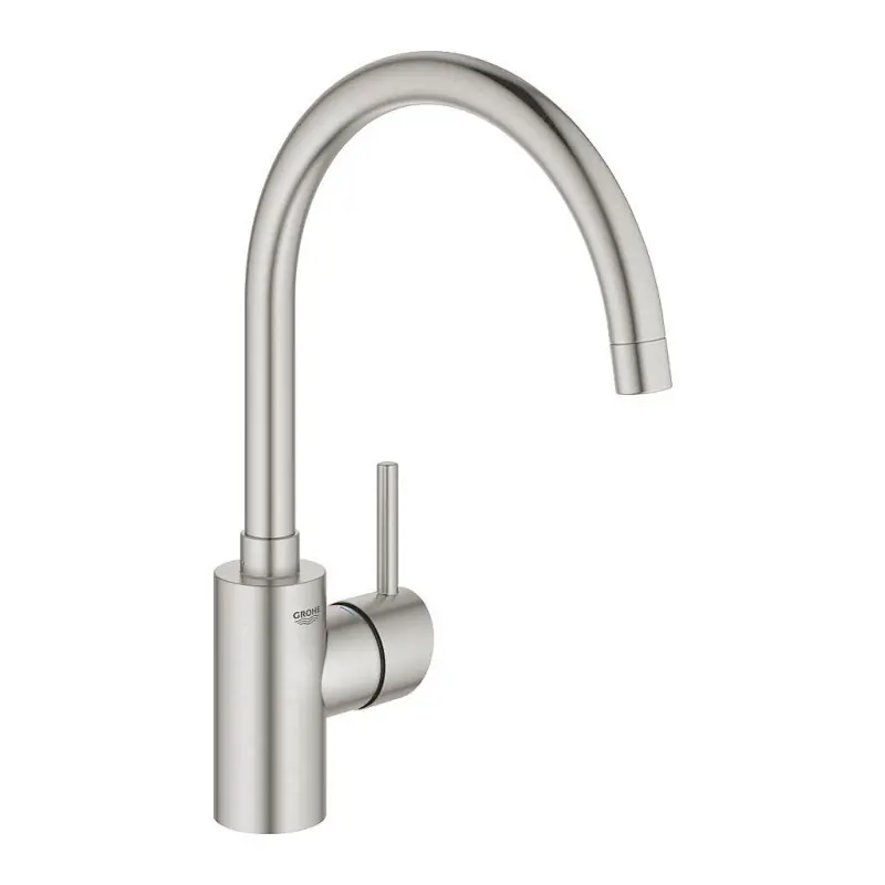 Mitigeur évier Concetto à bec haut SuperSteel 32661DC3