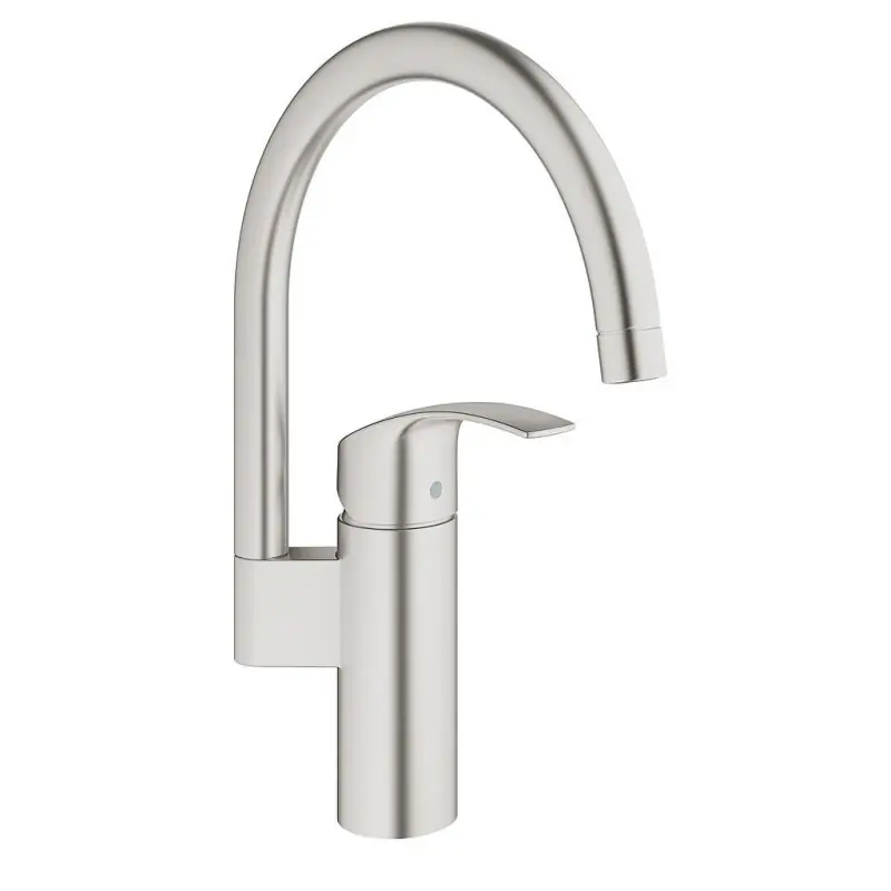 Mitigeur évier Eurosmart à bec haut SuperSteel 33202DC2