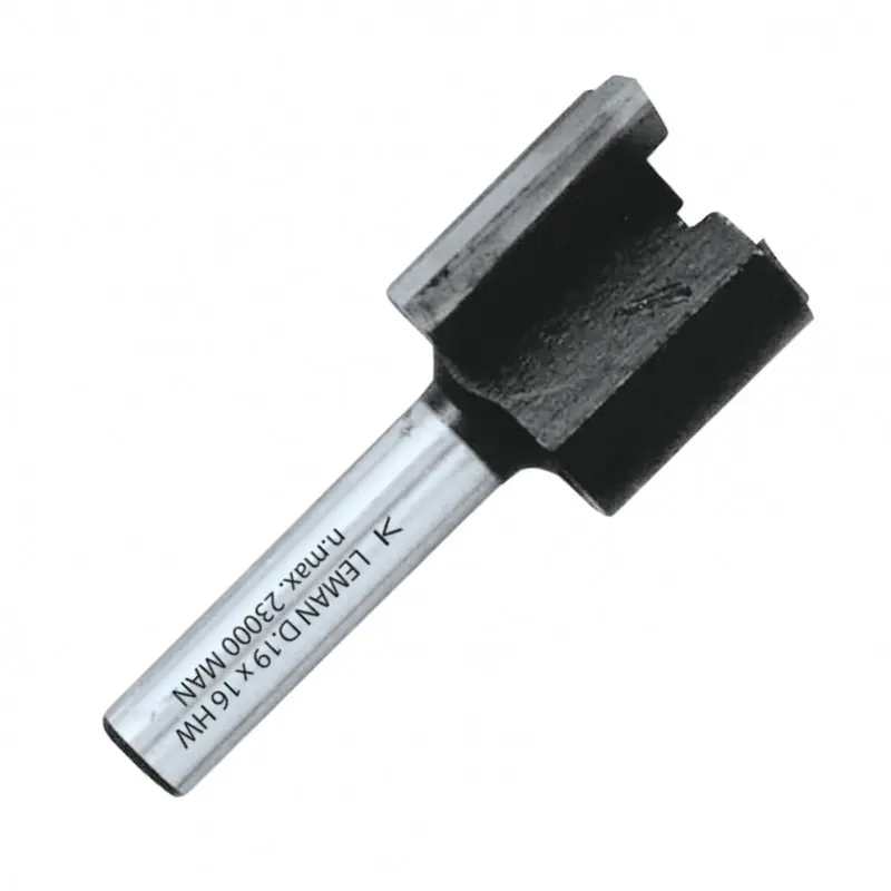 Mèche d‘affleureuse droite D.19 x 16 mm queue 6 mm