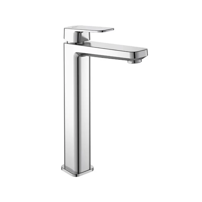 Mitigeur lavabo réhaussé chromé Tonic II sans tirette ni vidage 160mm
