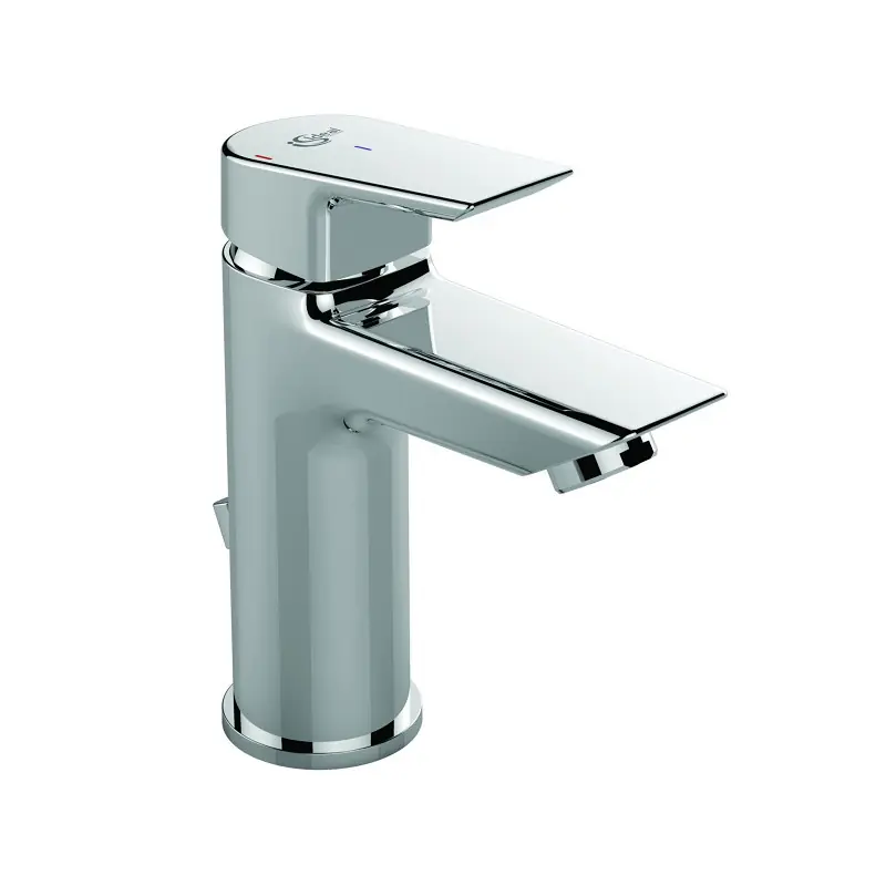 Mitigeur lavabo monotrou Tesi avec vidage chromé 5L/min