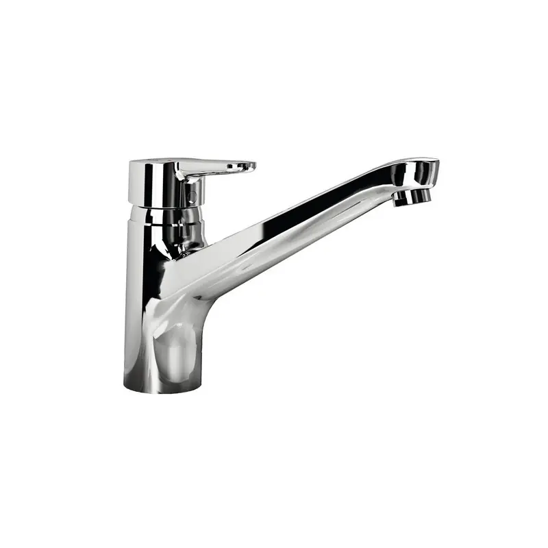 Mitigeur évier monotrou bec fondu orientable chromé CONNECT BLUE