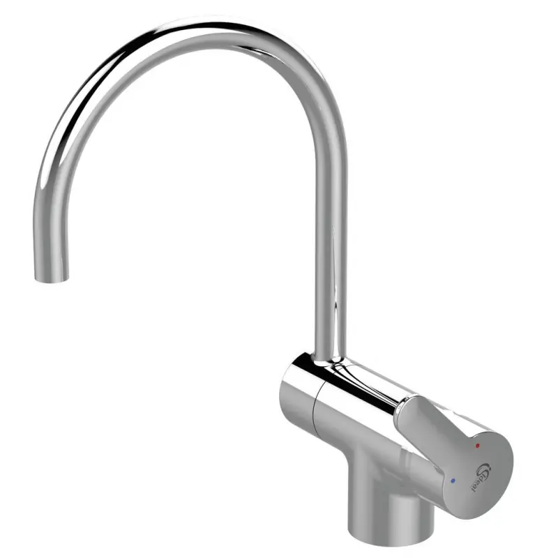 Mitigeur évier monotrou CONNECT bec orientable et basculant chromé B06