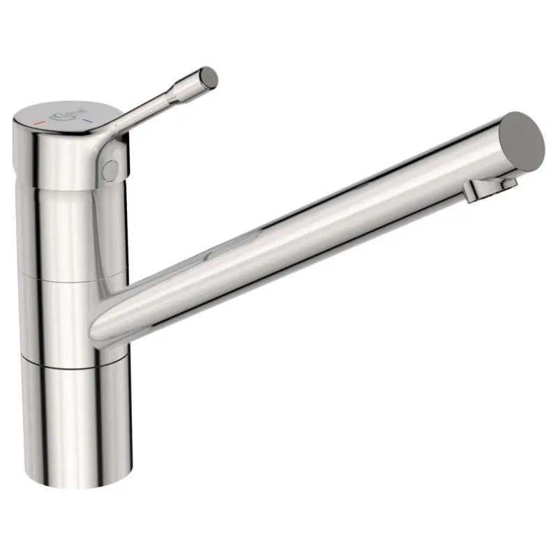 Mitigeur évier bec médium CERALOOK orientable Gris orage BC295GN