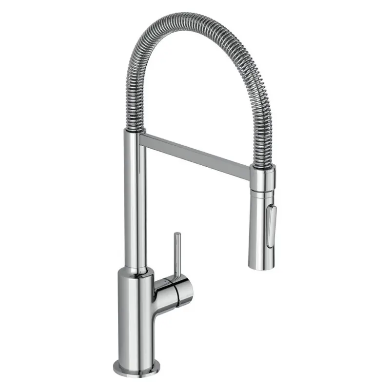 Mitigeur évier semi-pro CERALOOK bec professionnel chromé BC302AA