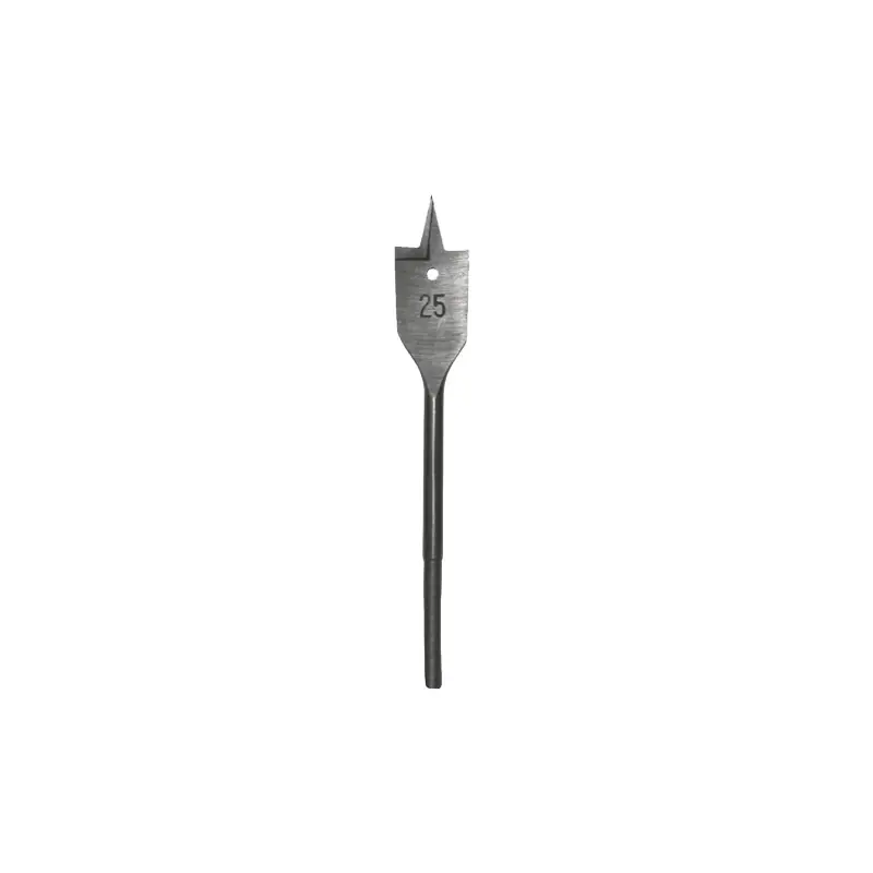 Mèche à bois plate, emmanchement six pans Diam 28 x 160 mm