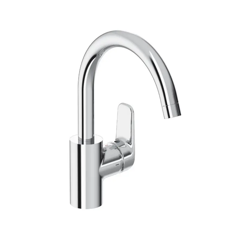 Mitigeur évier OKYRIS bec tube haut orientable C3 chromé