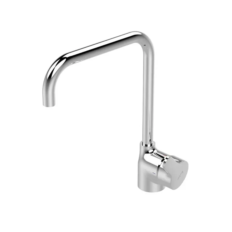 Mitigeur évier monotrou chromé bec tube orientable Olyos
