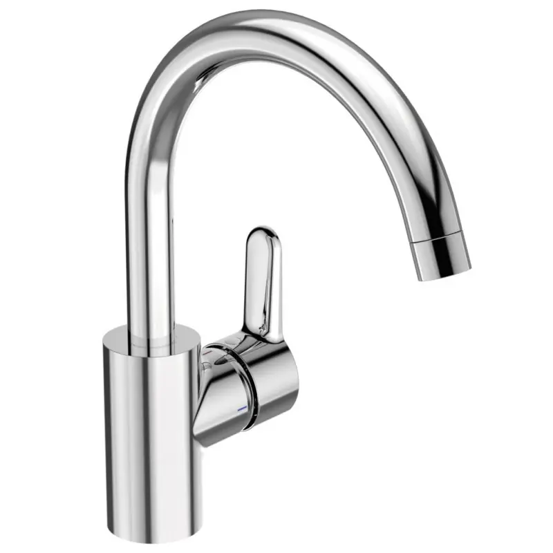 Mitigeur évier monotrou SANIS bec orientable chromé D2489AA