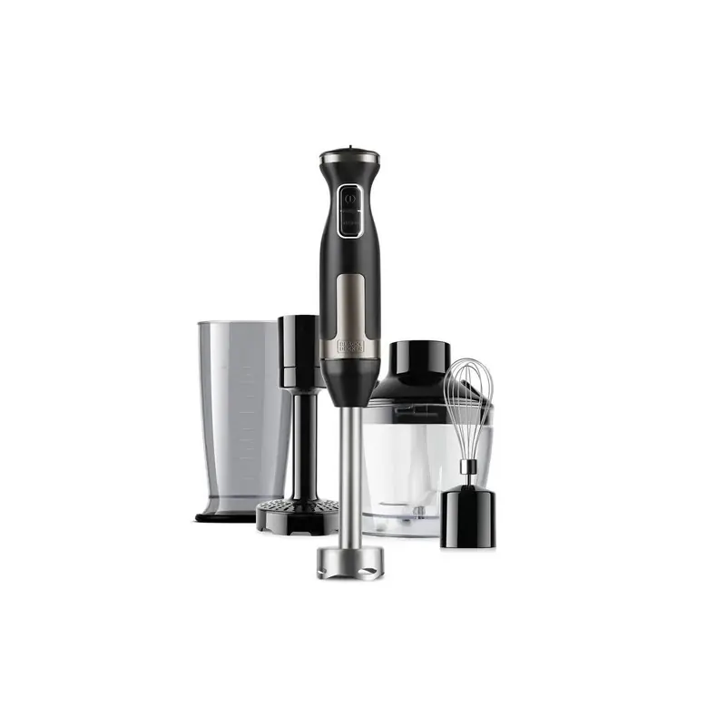 Mixeur plongeant BXHBA1500E 1500W inox avec accessoires Black & Decker