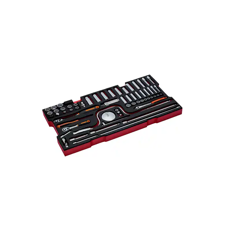 Module mousse avec jeu de douilles 61 pièces FF2B01