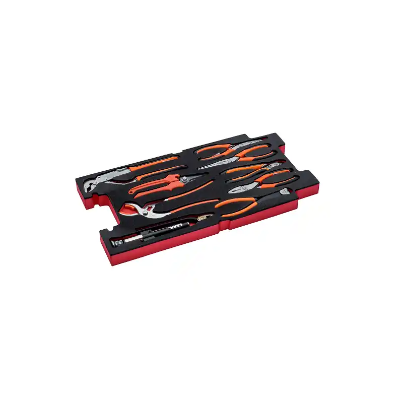 Module mousse avec jeu de pinces aviation 9 pièces FF2B10