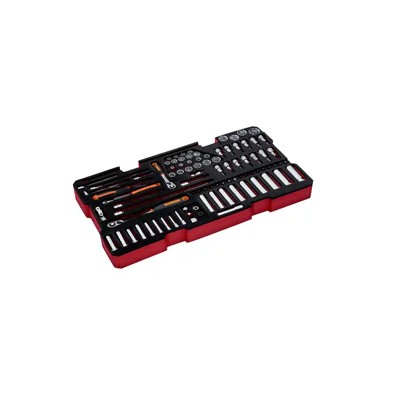 Module mousse avec jeu de douilles 92 pièces FF2B12