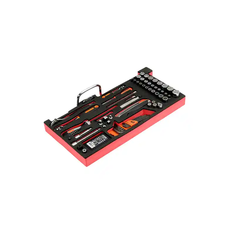 Module mousse avec jeu d‘outils en pouces 98 pièces FF3A05