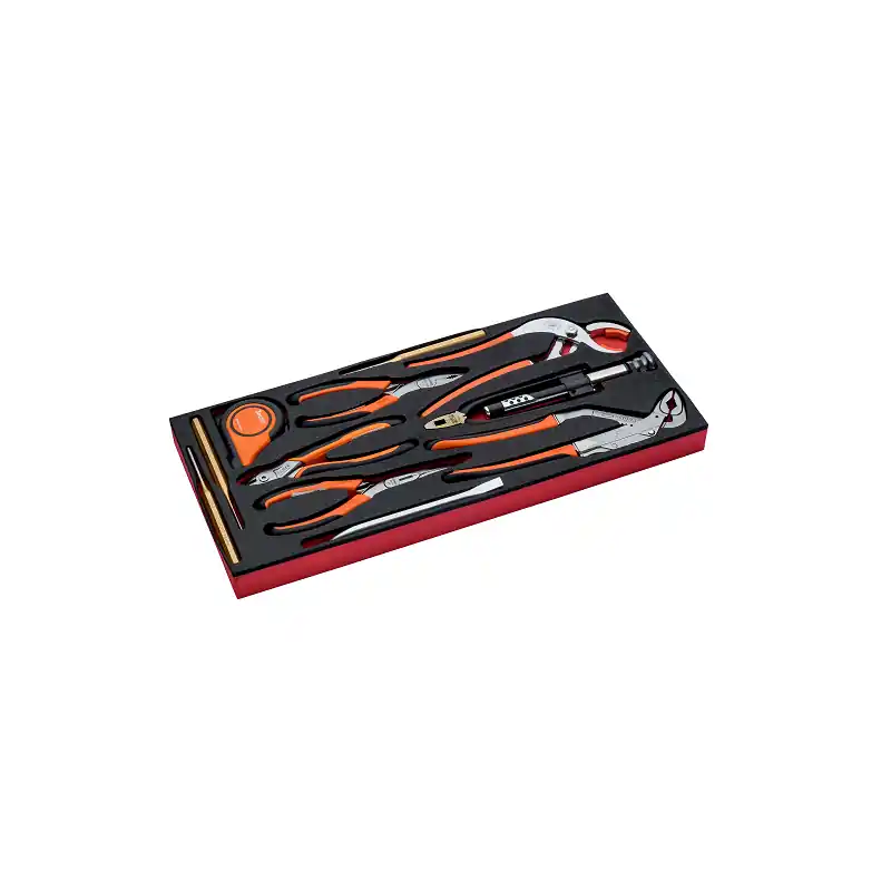 Module mousse avec jeu d‘outils en pouces 11 pièces FF3A07