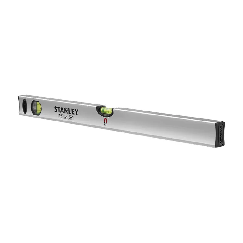 Niveau tubulaire magnétique classic 120cm 1 fiole horizontale 2 fioles