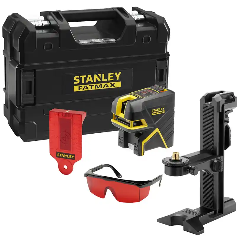 Niveau laser croix 2 points portée point 30 m avec accessoires SCR-P2