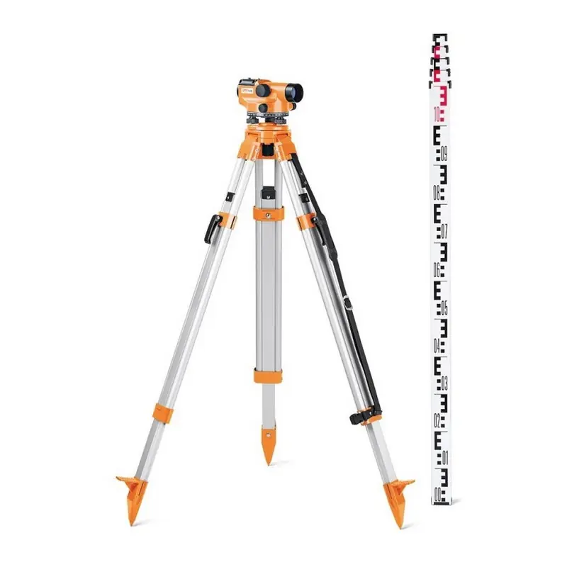 Niveau optique de chantier 400 gon grossissement 32x N 32 SET