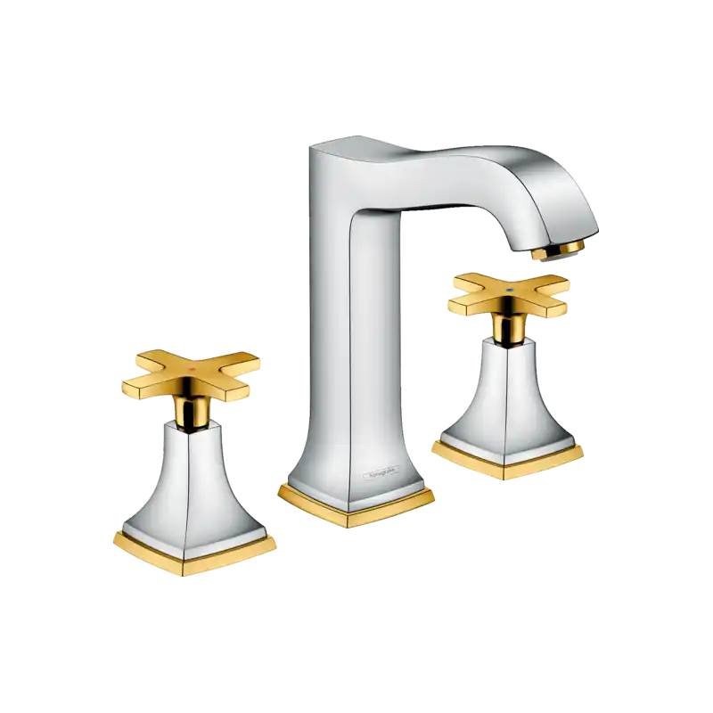 Mélangeur lavabo 160 Metropol Classic 3 trous chromé/or