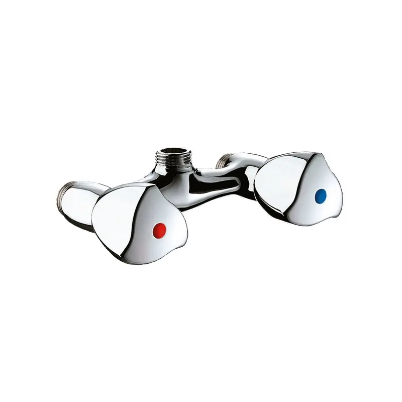 Mélangeur de douche mural laiton chromé M1/2"entraxe 80 mm