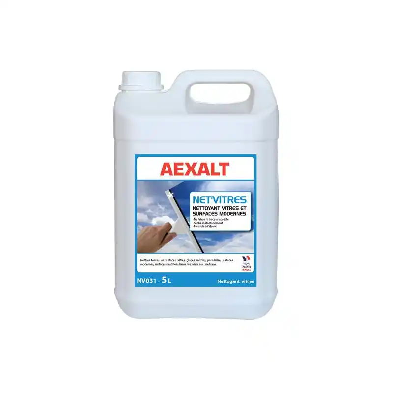 NET‘VITRES nettoyant vitres et surfaces modernes à l‘alcool 5 L