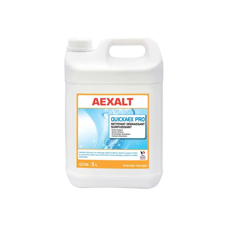 Nettoyant dégraissant polyvalent toutes surfaces parfum agrume 5 L QUI
