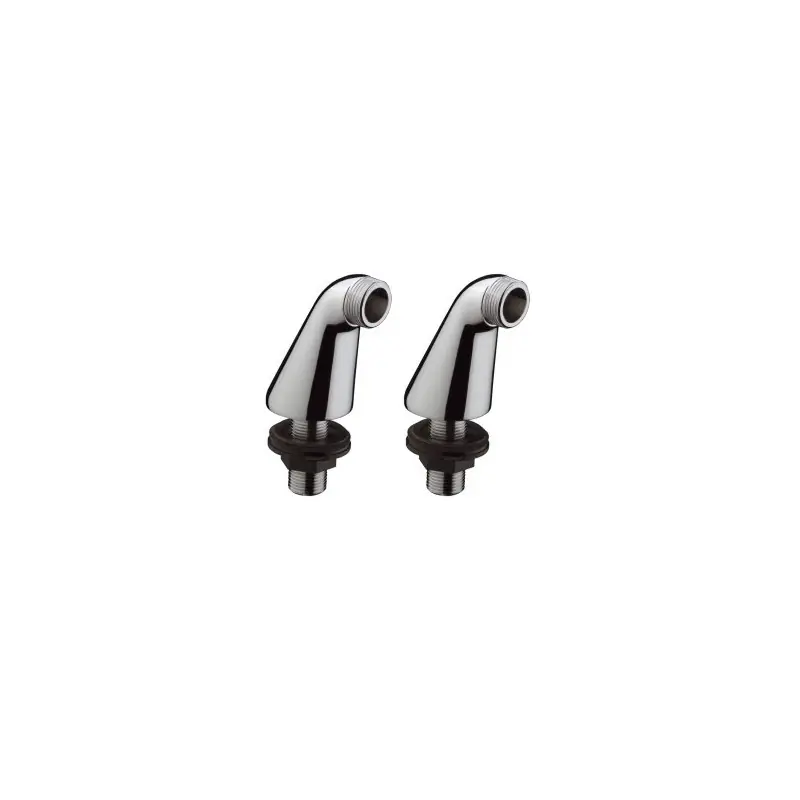 Paire de colonnettes 1/2" et 3/4" pour mitigeur bain/douche