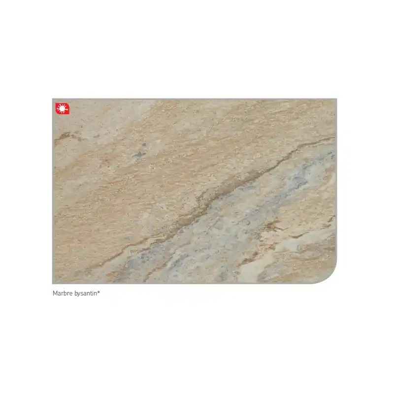 Panneau mural marbre bysantin 2420x900mm verti-lock anti-bactérien