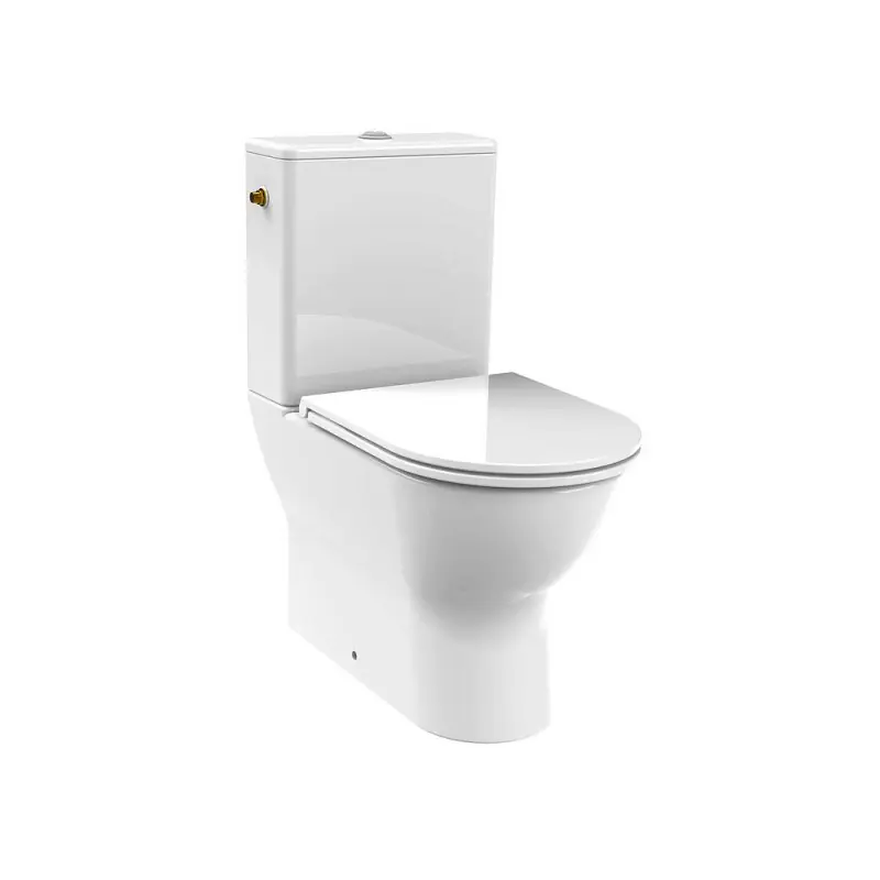 Pack WC 80,6 x 61,2 cm sortie mixte 3/6 L couleur blanc DUNEO