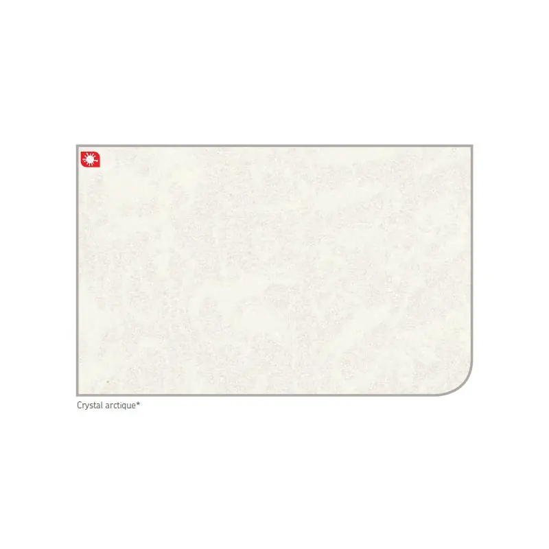 Panneau mural crystal arctique 2420x1200mm anti-bactérien