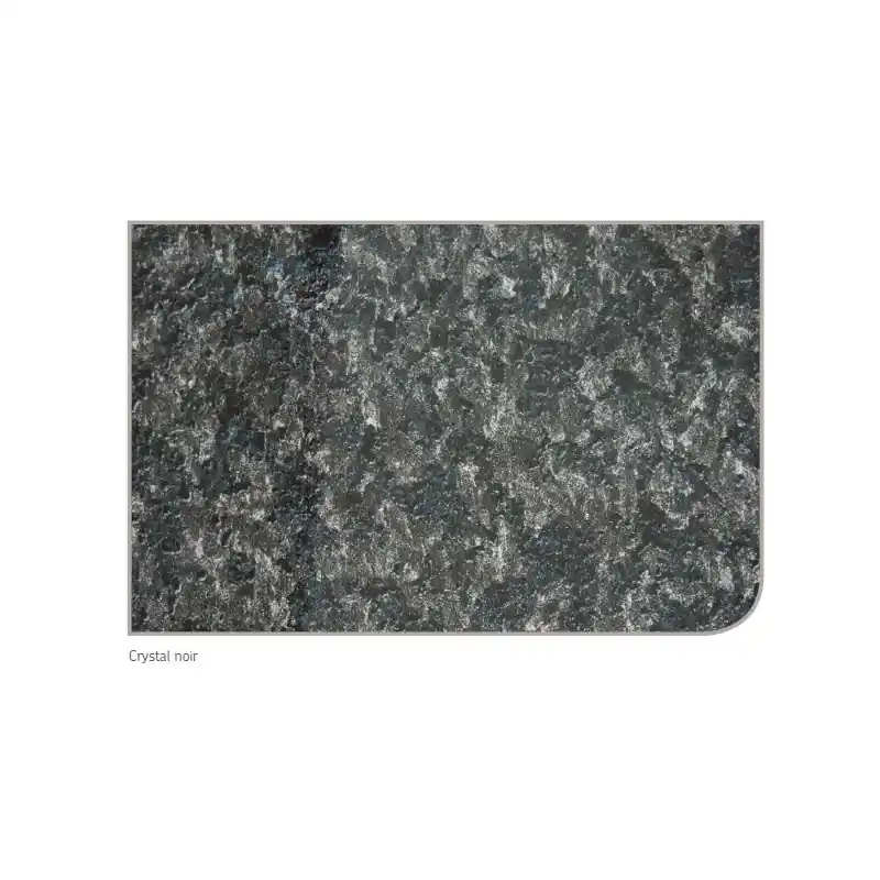 Panneau mural crystal noir 2420x600mm verti-lock