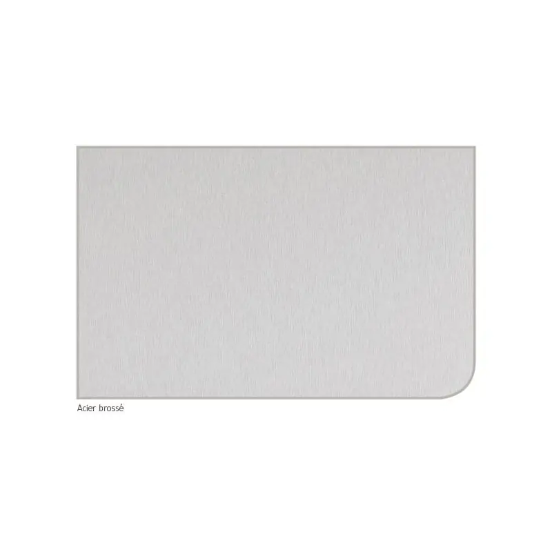 Panneau mural Acier brossé 2420x1200mm