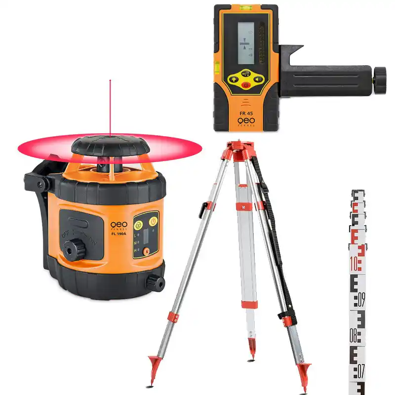 Pack Laser rotatif horizontal Vertical FL 190A FR 45 Trépied BT Mire T