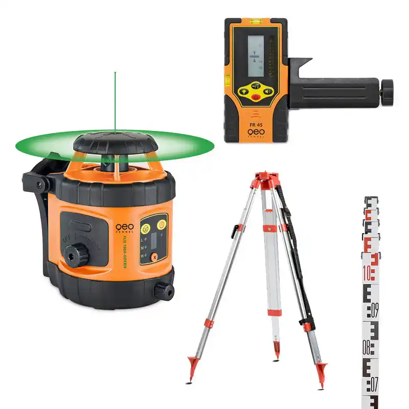 Pack Laser rotatif horizontal etVertical FLG 190A GREEN Trépied BT Mir