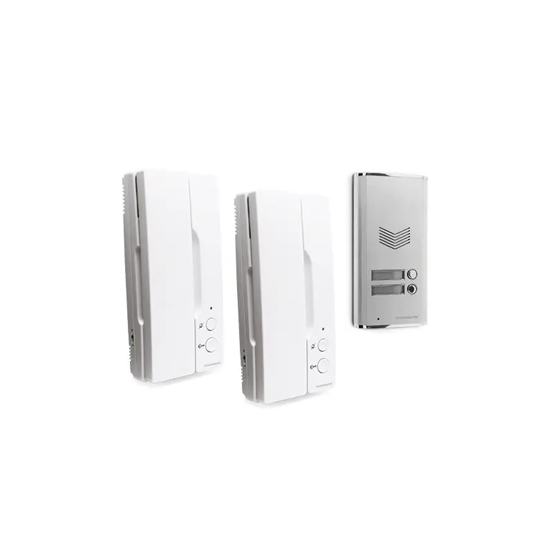 Pack audio MULTI HOME 2 fils 2 combinés audio 1 platine de rue audio 2