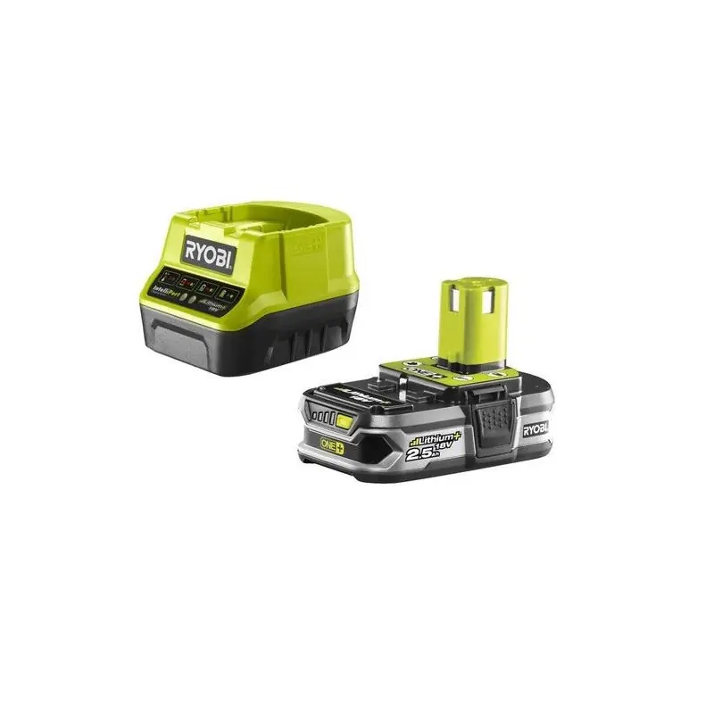 Pack RC18120-125 Chargeur et batterie Lithium+ 18V 2.5Ah One+ Ryobi