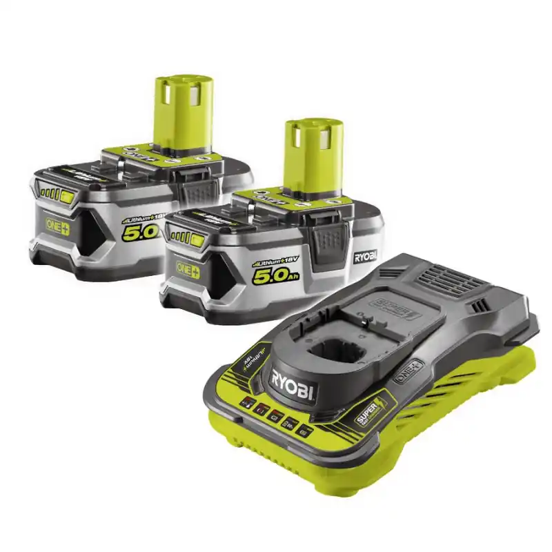 Pack 2 batteries Lithium+ 18V One+ 50 Ah chargeur ultra rapide 50 A RC