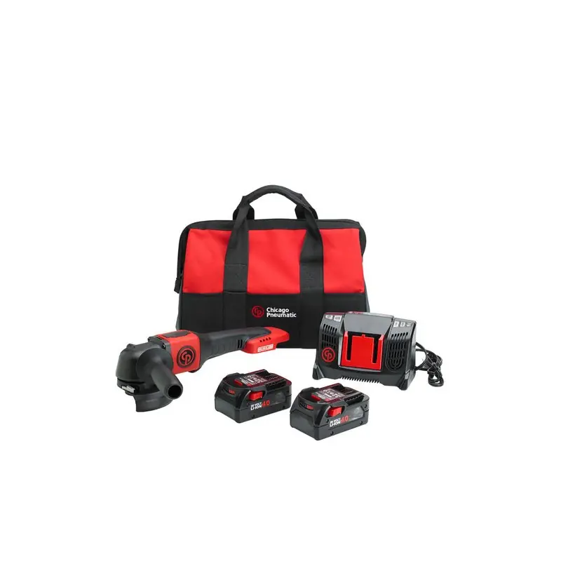 Pack Meuleuse sans fil 20V 2x40Ah Li-Ion 115mm sac transport CP8345 Pa
