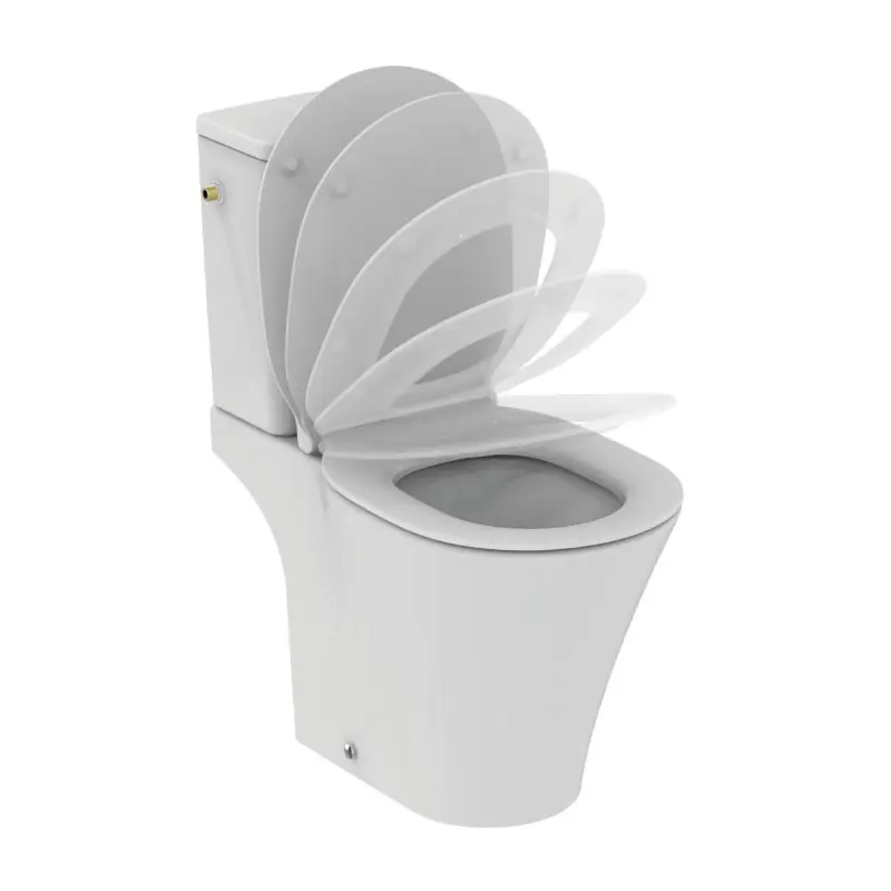 Pack WC Cube sans bride sortie horizontale Blanc 3/6L CONNECT AIR
