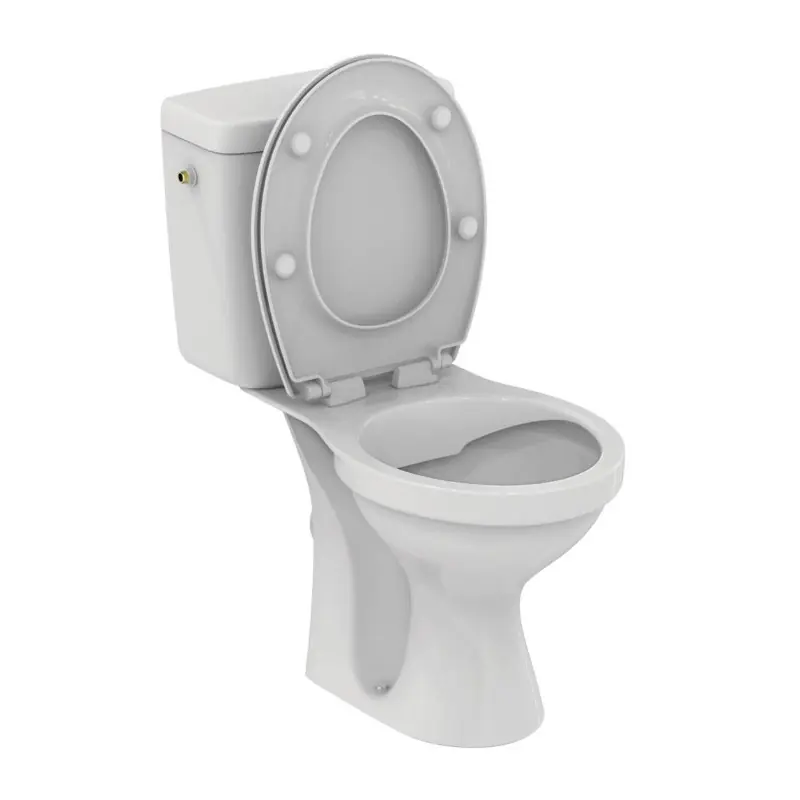 Pack WC ULYSSE sans bride SH DC alimentation latérale abattant blanc