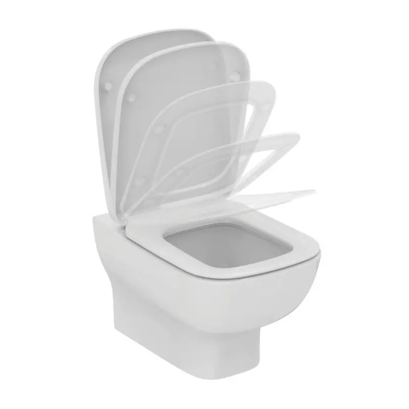 Pack WC suspendu Aquablade Kheops blanc avec abattant frein de chute