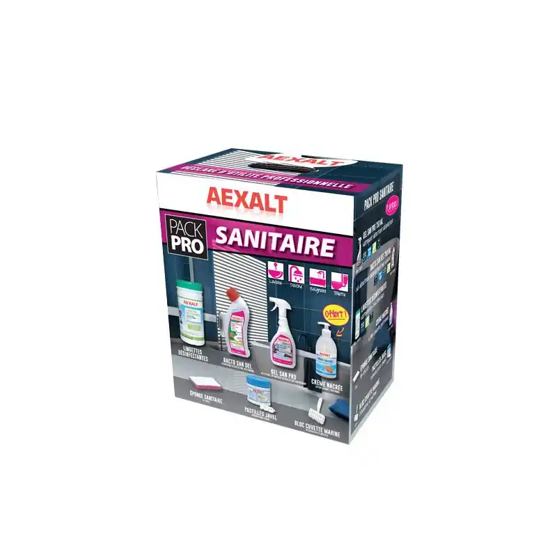 Pack complet 7 produits Pro Sanitaire