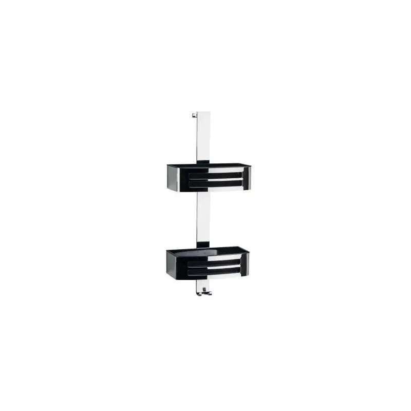 Panier double accrochable à deux lucarnes noir R90CESTE0E-H