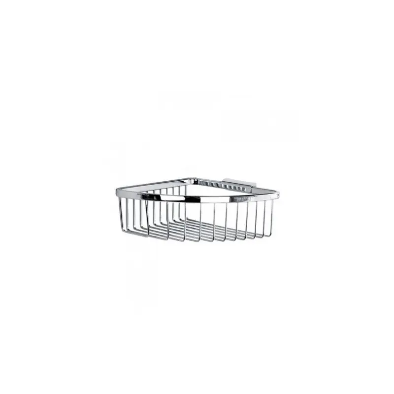 Panier d‘angle détachable en laiton chromé 19x19x8 cm R90CESTE0G