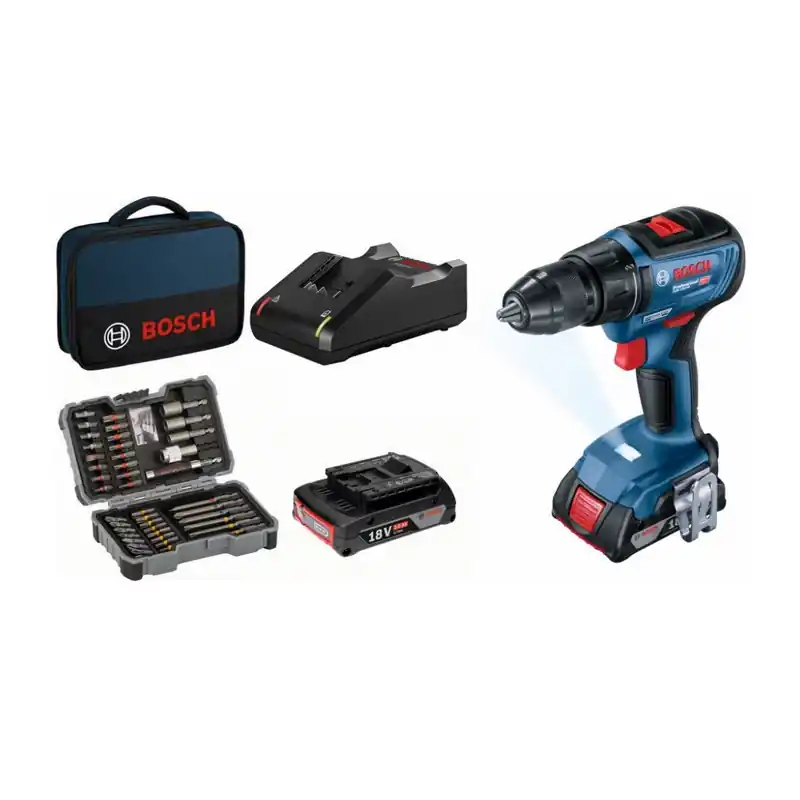 PerceuseVisseuse 18V 20Ah Li-Ion 43 pièces d‘accessoires GSR 18V-50 06