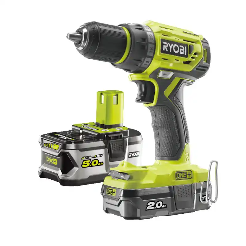Perceuse-visseuse One+ 18V Li-Ion 20/50Ah 13mm 2Vitesses sac outils R1