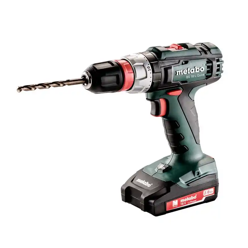 Perceuse visseuse à batterie 2x18V 2Ah Li-Ion BS 18 L Quick