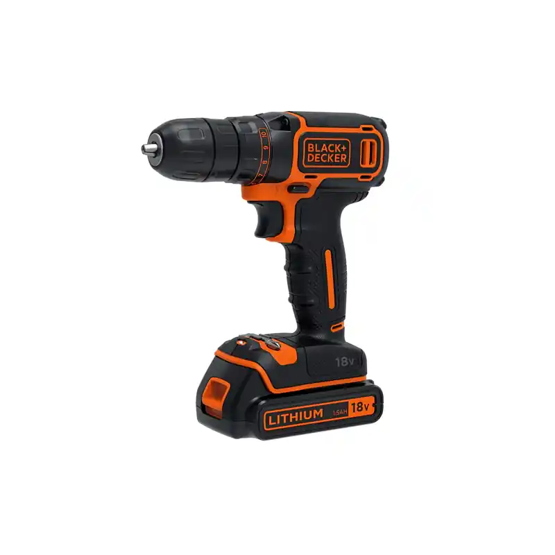 Perceuse visseuse sans fil 18 V 15 Ah 2 batteries avec coffret BDCDC18