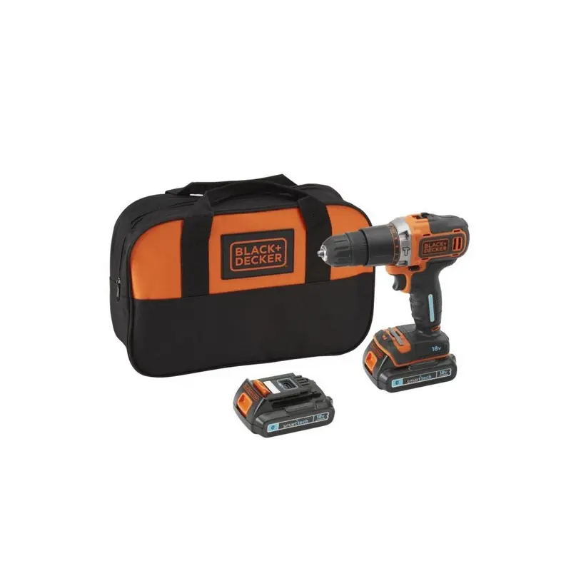 Perceuse à batterie 18 V 2x2Ah Li-Ion BDCDC18ST1S
