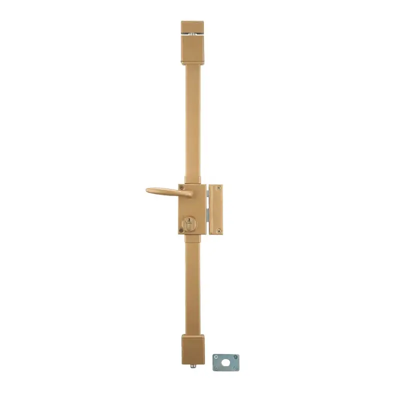 Boîtier de serrure TARGA CP Or à tirage 75 x 130 mm Gauche